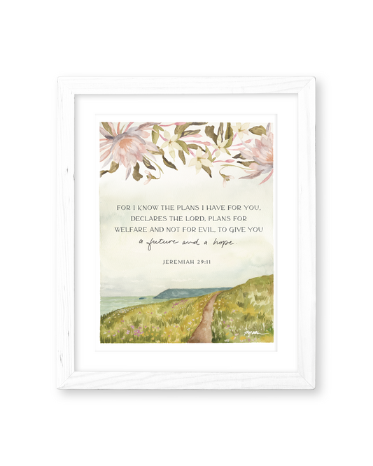 Jeremiah 29:11 | For I Know The Plans Print