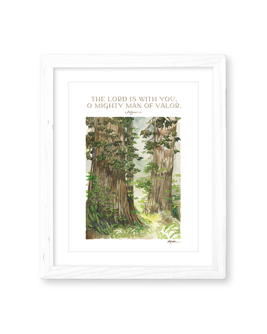 Judges 6:12 | Man of Valor Print