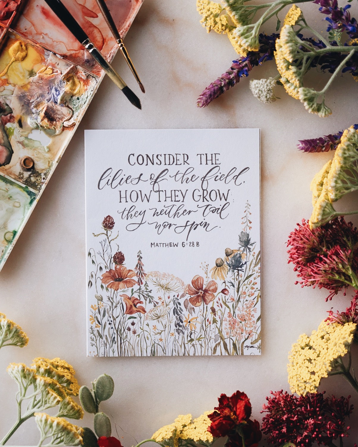 GraceLaced blank Christian bible verse encouragement notecard set in a box