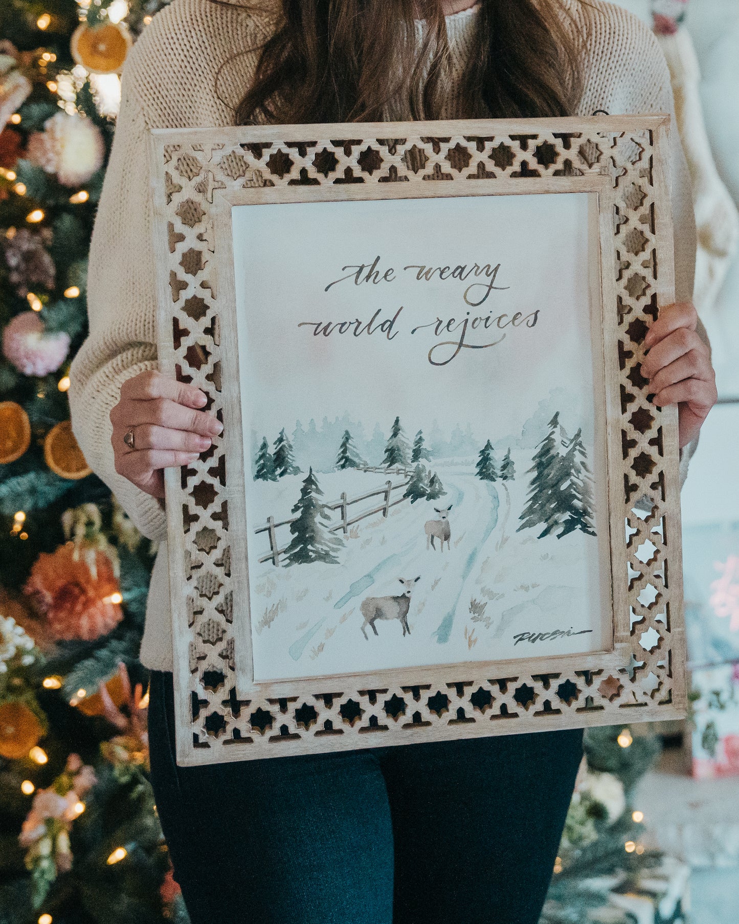 The Weary World Rejoices Print