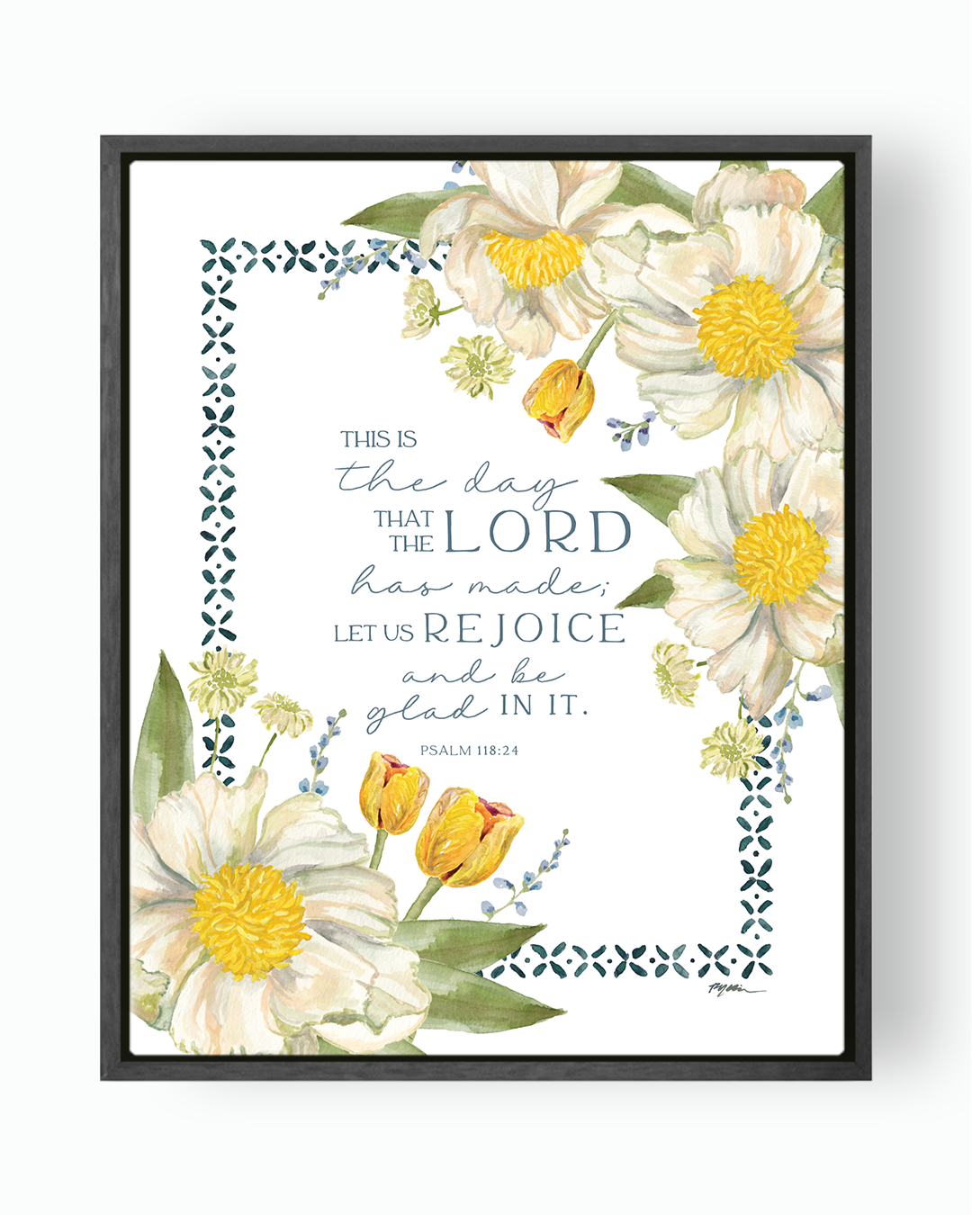 Psalm 118:24 | Let Us Rejoice Canvas