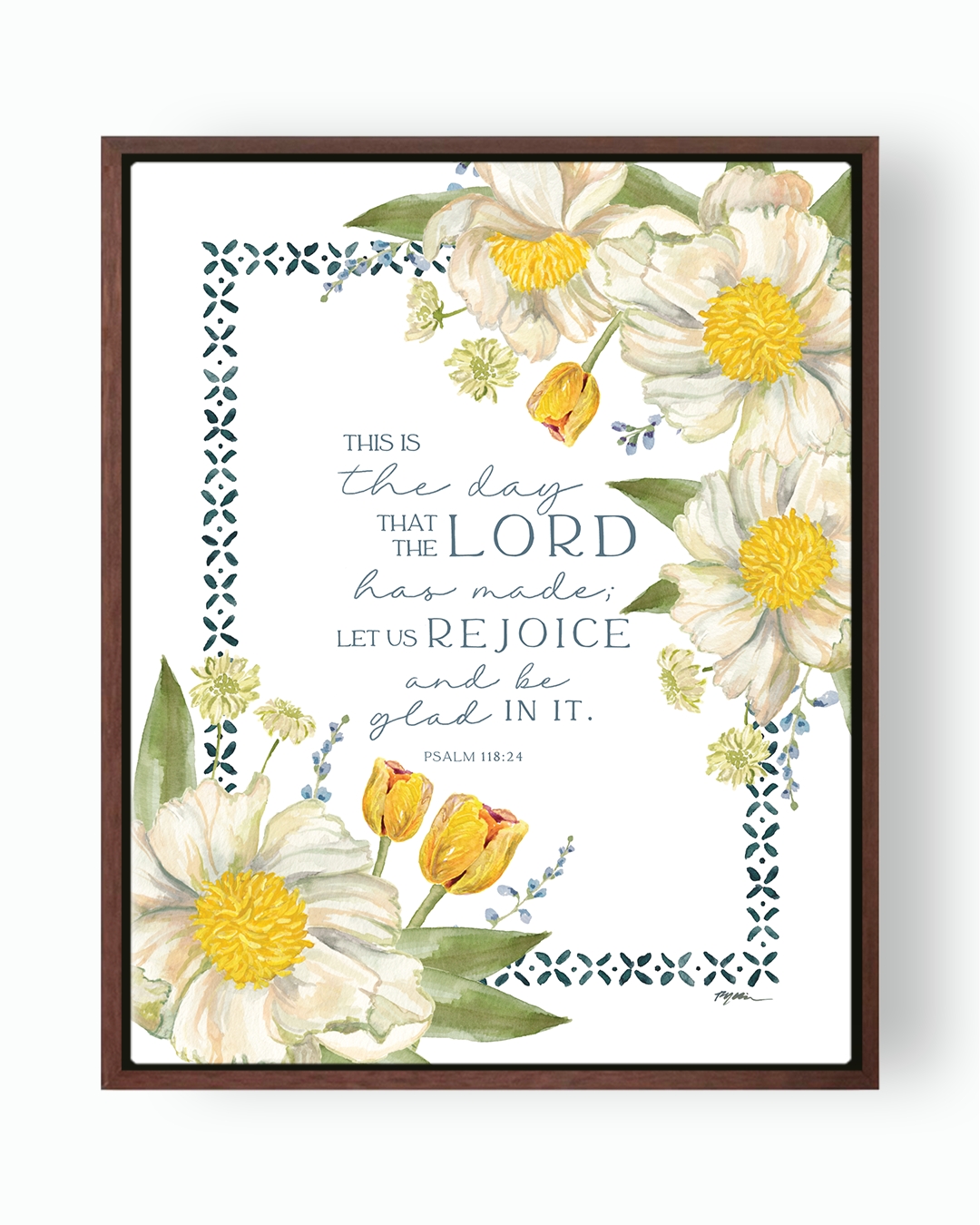 Psalm 118:24 | Let Us Rejoice Canvas