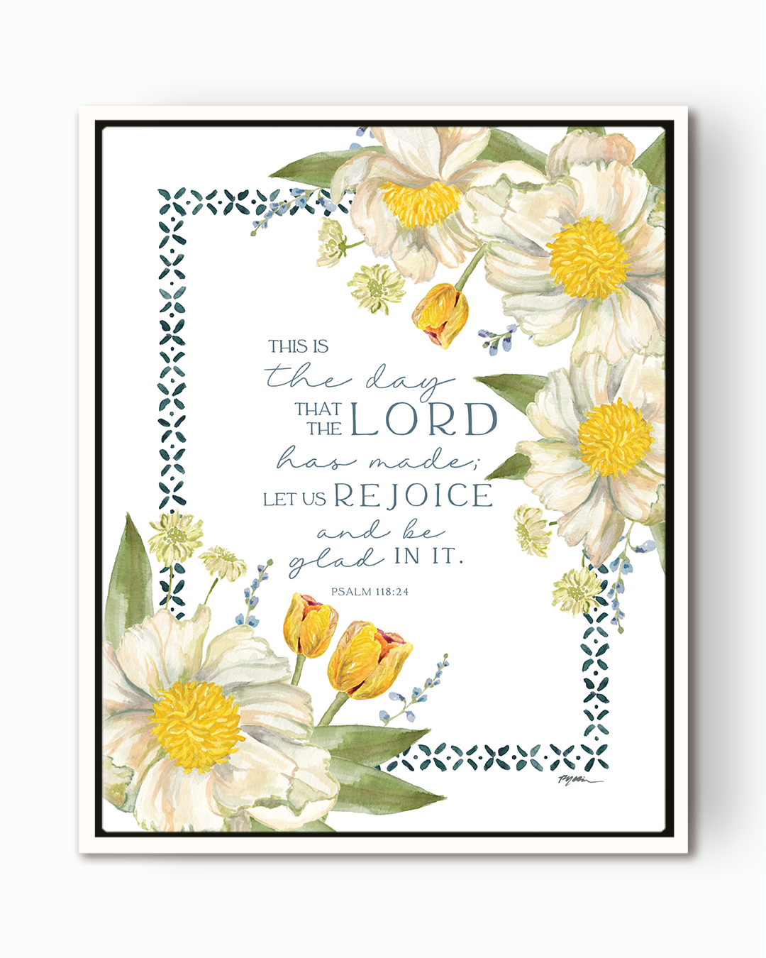Psalm 118:24 | Let Us Rejoice Canvas