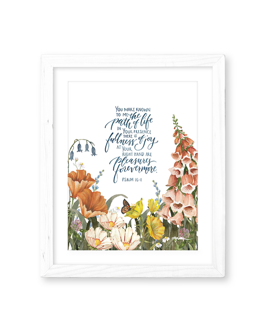 Psalm 16:11 | Fullness of Joy Print