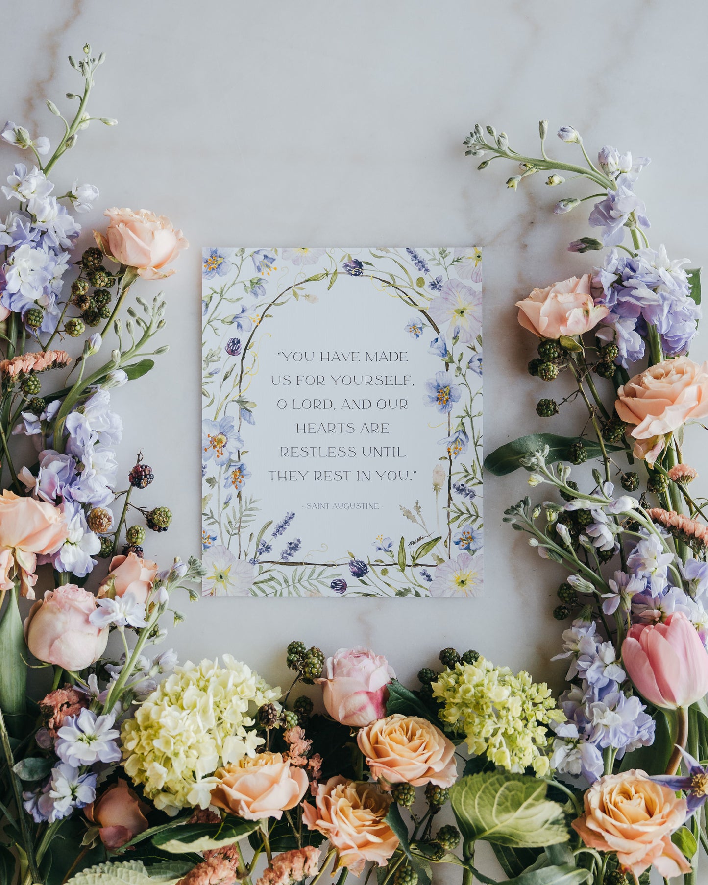 Saint Augustine | Rest In You Print