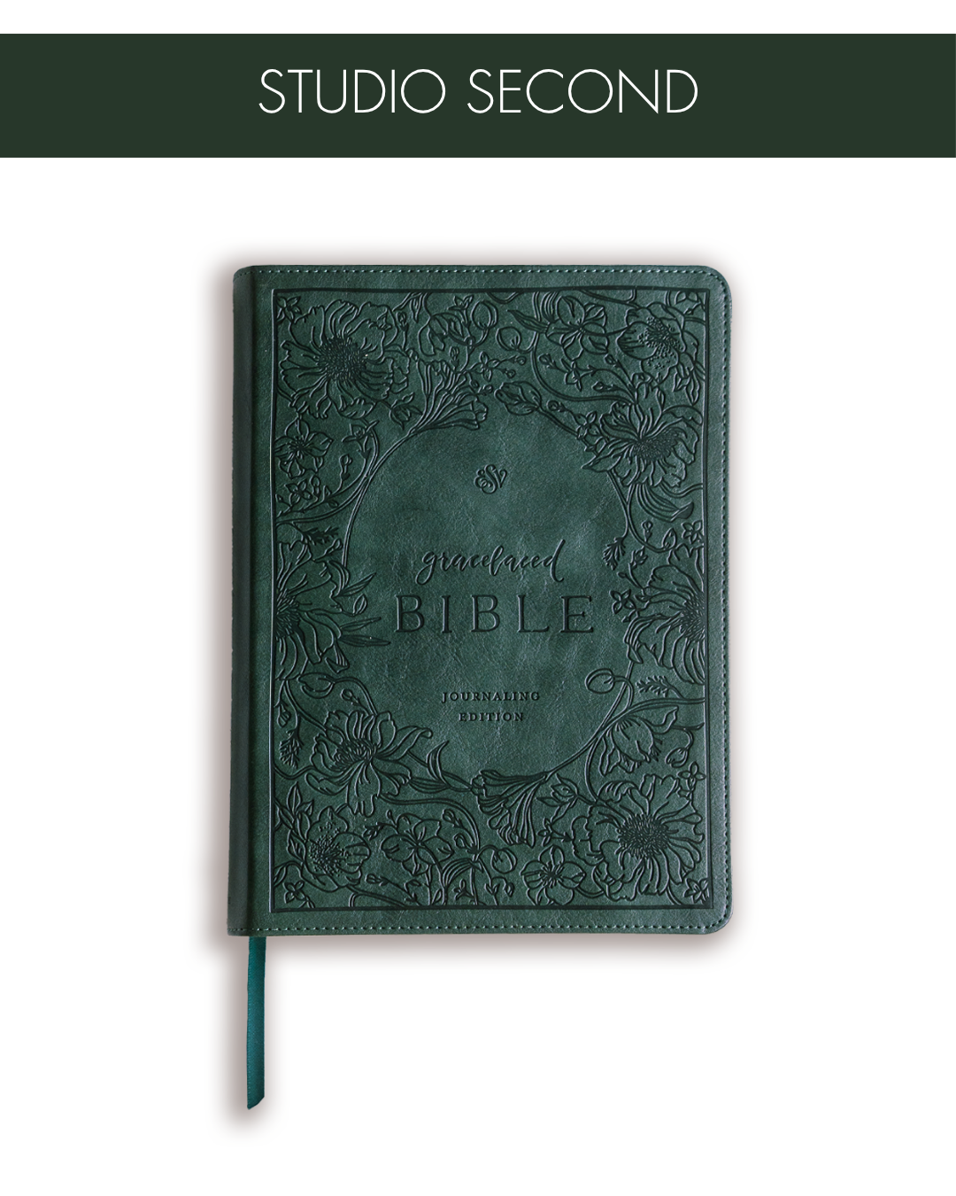 STUDIO SECONDS ESV GraceLaced Bible, Journaling Edition (TruTone, Quiet Forest)