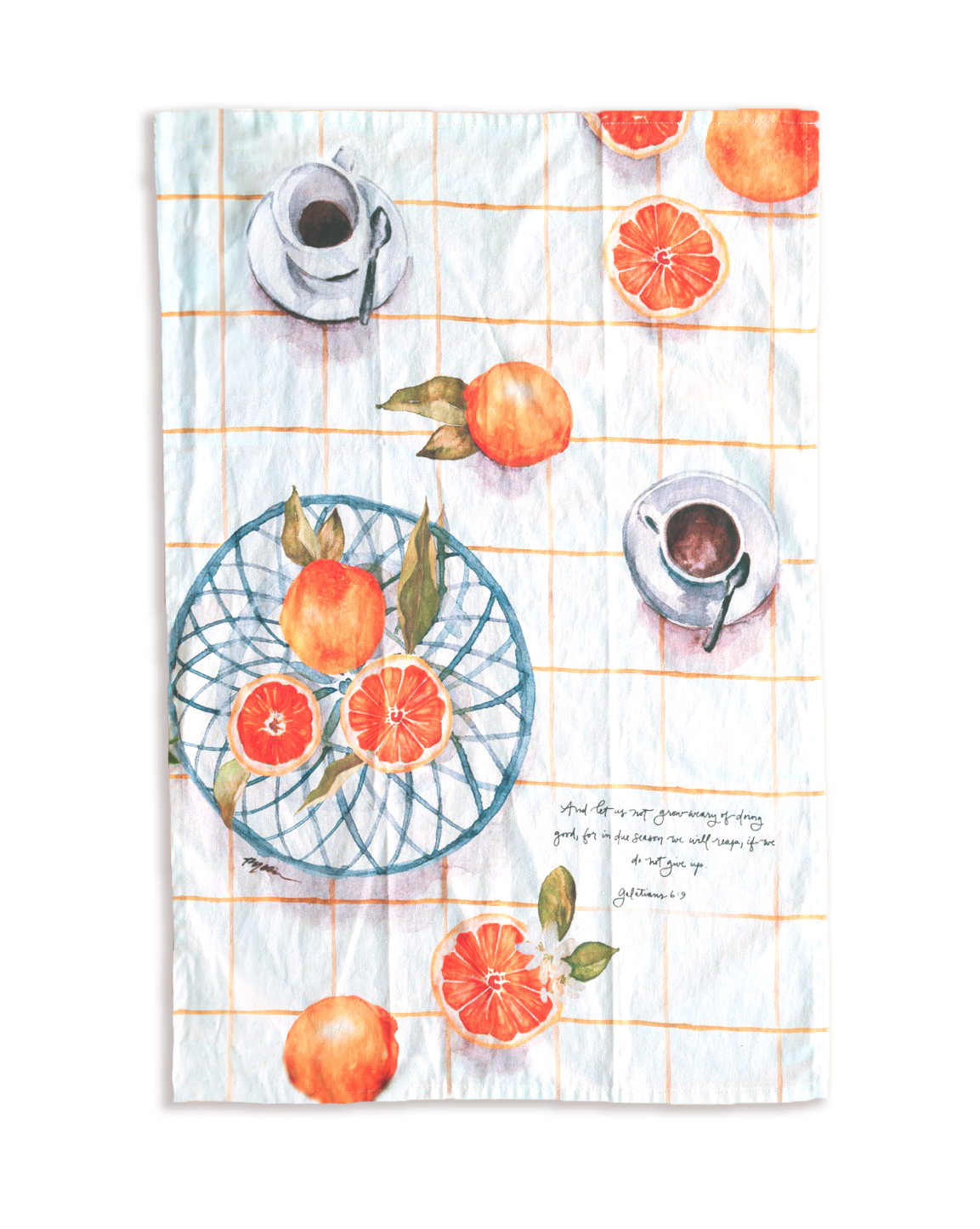 galatians, faithful everyday, tea towel set, tea towels, beautiful, Christian, ruth chou simons, cute tea towel