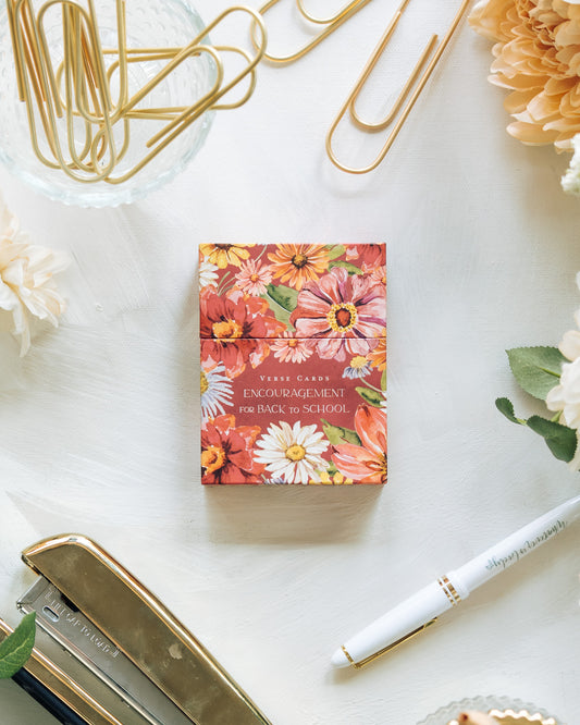 Verse Cards: Encouragement for Back to School