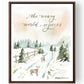 The Weary World Rejoices Canvas