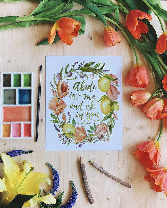 Abide In Me Print