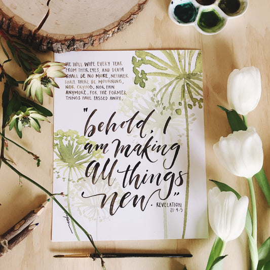 All Things New Print