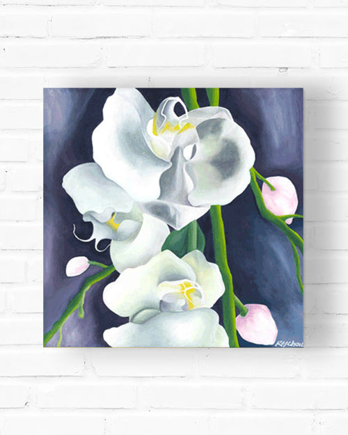 Ruth Chou Simons' first floral canvas-white florals