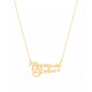 "Because of Grace" 14K Gold Plated Necklace