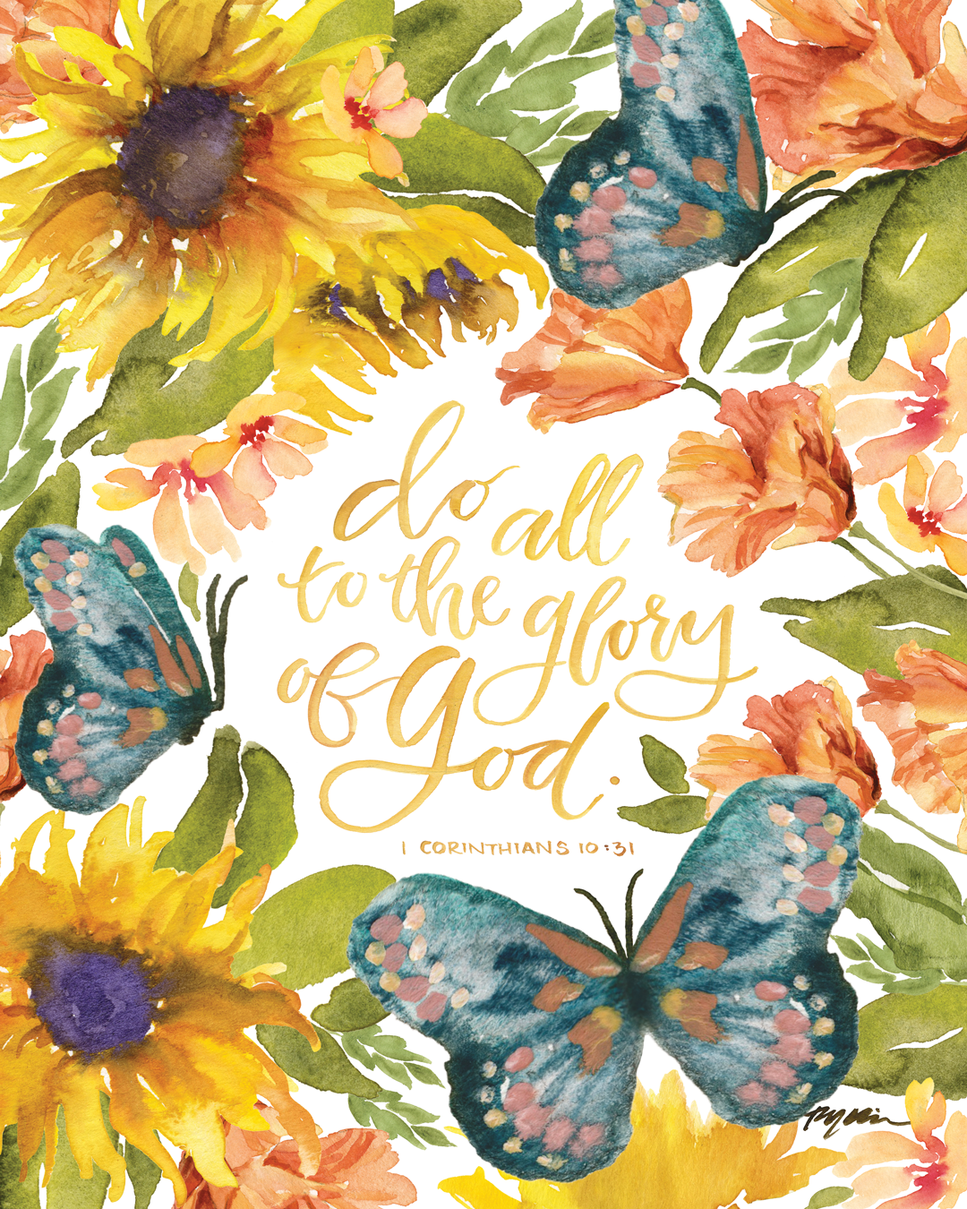 Do All To the Glory of God Canvas