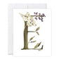 GraceLaced letter E personalized monogrammed note card by Ruth Chou Simons