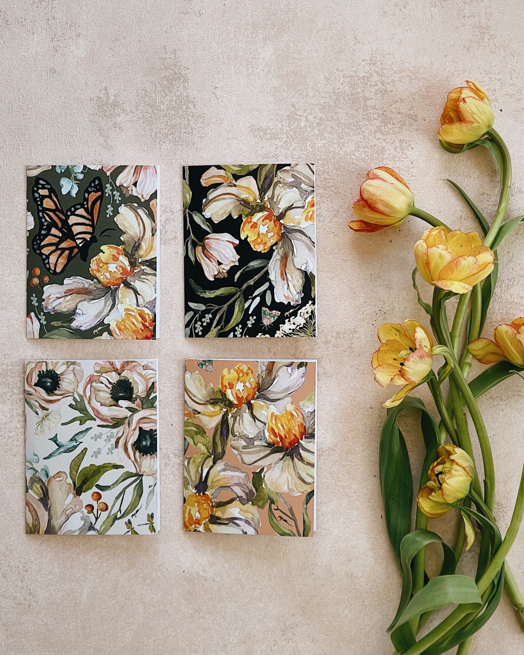 Floral Assorted Notecards – GraceLaced