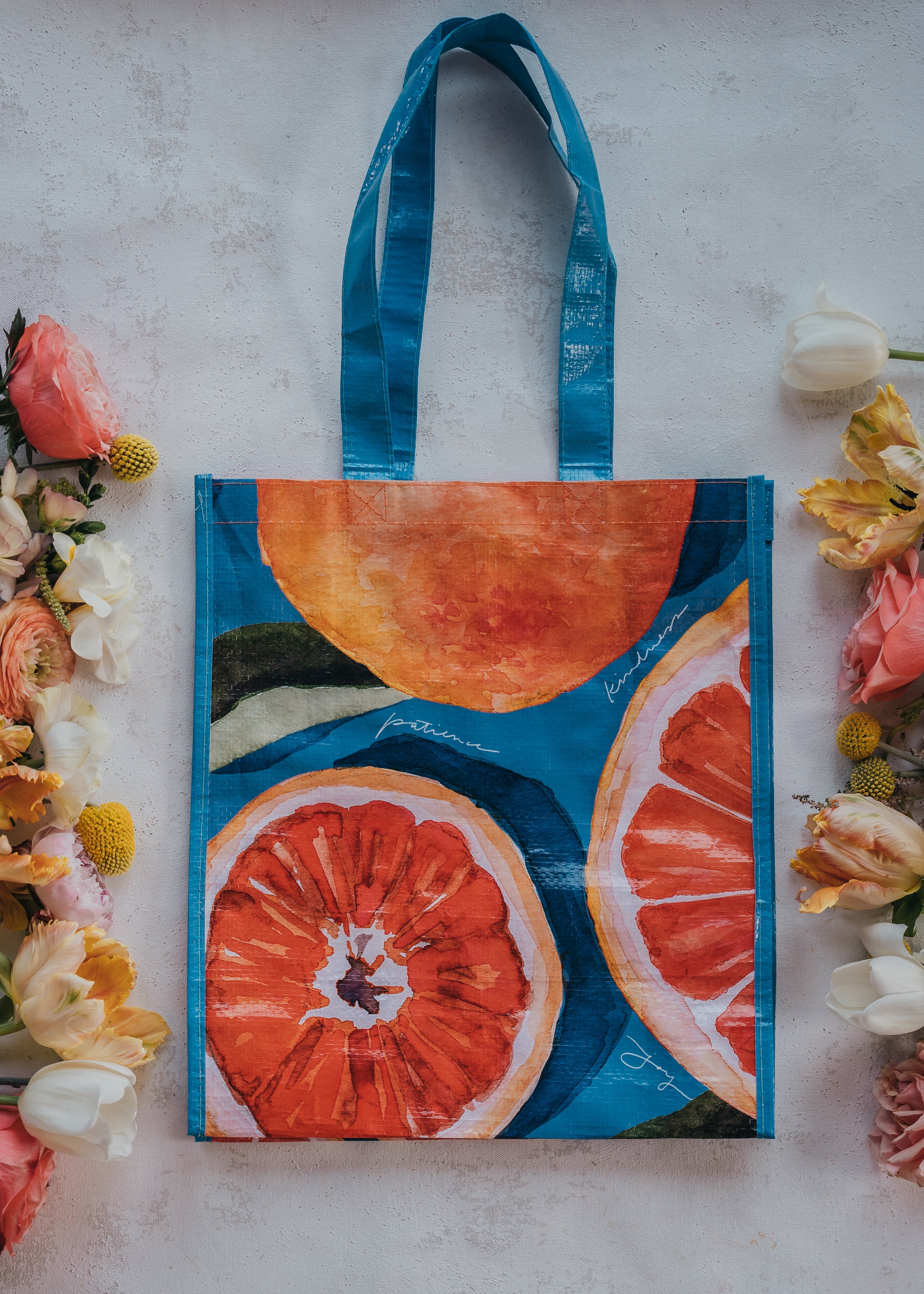 Make a Bright & Happy Hand-Painted Market Tote Bag (That's