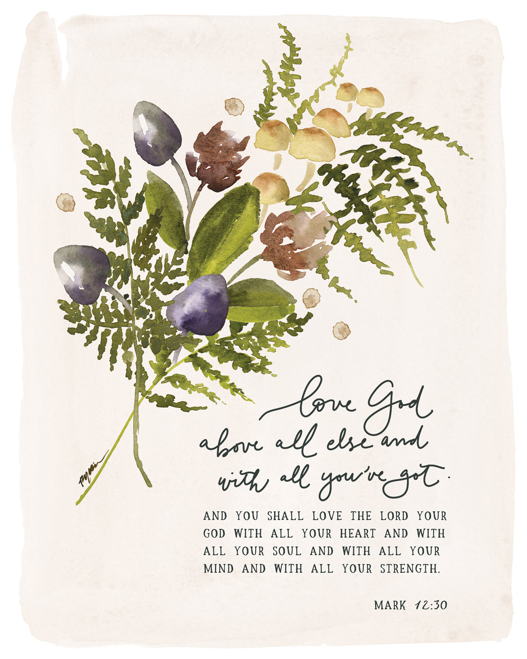 Foundation 1: Love God Canvas