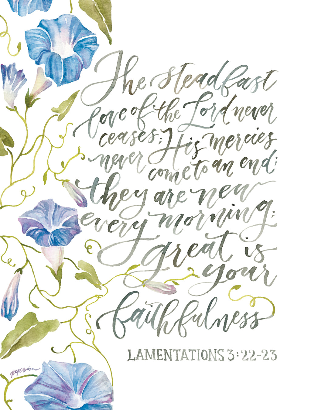 Great Is Your Faithfulness Canvas