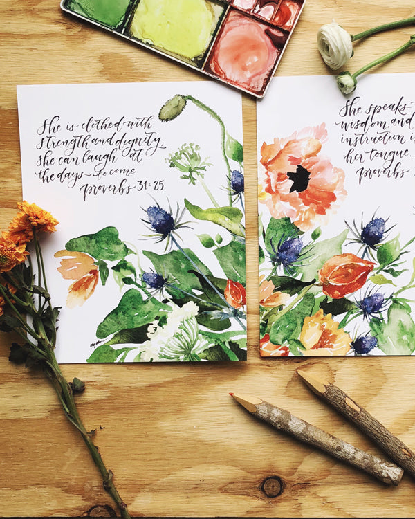 Proverbs 31 Diptych