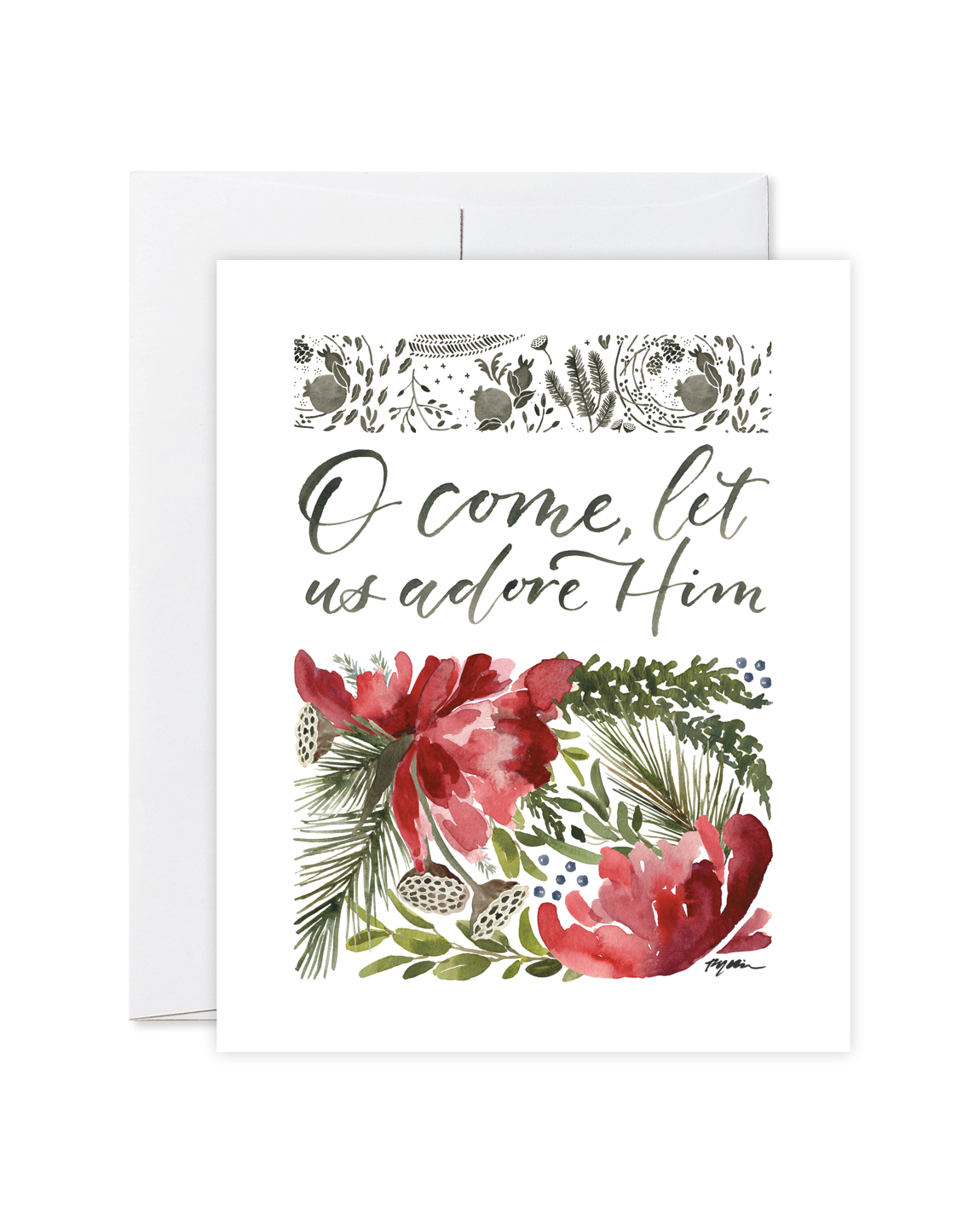 Let Us Adore Him Notecards